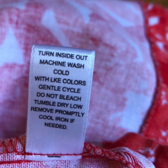 Cato Woman Red Coral Sleeveless Dress LinenRayon - Picture 14 of 15